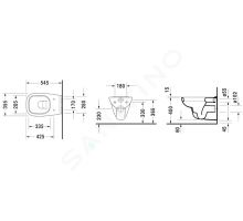 Duravit D-Code Závěsné WC (1)