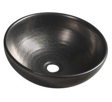 ATTILA keramické umyvadlo, průměr 42,5 cm, metalická měď