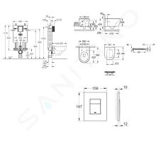 Grohe Uniset Set předstěnové instalace (1)