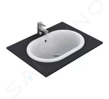 Ideal Standard Connect Umyvadlo zápustné 62x18x41 cm, s přepadem, bílá Ideal Standard Connect Umyvadlo zápustné 62x18x41 cm, s přepadem, bílá