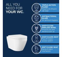 Grohe Euro Ceramic Závěsné WC se sedátkem Softclose (10)