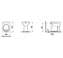 Laufen Pro Stojící WC (1)