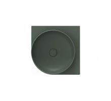Ravak Yard Umývátko rohové, 45x45 cm, bez přepadu, bez otvoru pro baterii, Grey Green