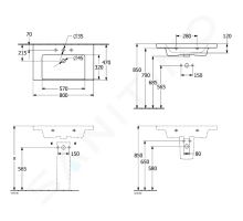 Villeroy & Boch Subway 3.0 Umyvadlo 80x47 cm (1)