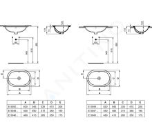Ideal Standard Connect Umyvadlo pod desku (1)