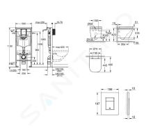 Grohe Rapid SL Set předstěnové instalace (1)