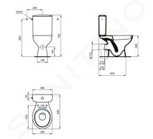 Ideal Standard Alpha Splachovací nádržka (1)