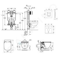 Grohe Uniset Set předstěnové instalace (1)