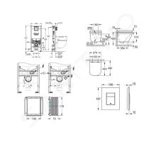 Grohe Rapid SLX Set předstěnové instalace (1)