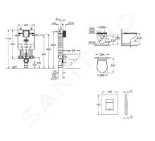 Grohe Uniset Set předstěnové instalace (1)