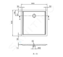 Villeroy & Boch Futurion Flat Sprchová vanička (1)