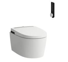 Laufen Cleanet Alvia Elektronický bidet s keramikou, závěsný, Rimless, SoftClose, LCC, bílá