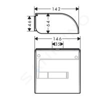 Axor Universal Circular Držák toaletního papíru (1)