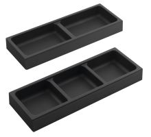 LINDO boční organizér, sada 2ks, 114x36x323mm, plast, antracit