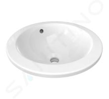 Ideal Standard Connect Umyvadlo zápustné 38 cm, s přepadem, bílá Ideal Standard Connect Umyvadlo zápustné 38 cm, s přepadem, bílá