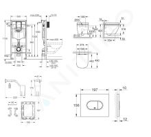 Grohe Rapid SL Set předstěnové instalace (1)