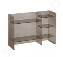 Laufen Kartell Policový regál, 75x26x53 cm, kouřová Laufen Kartell Policový regál, 75x26x53 cm, kouřová