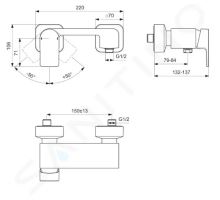 Ideal Standard Edge Sprchová baterie (1)