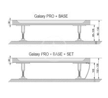 Ravak Galaxy Pro Chrome sprchová vanička Gigant Pro-100 Chrome obdélník (4)