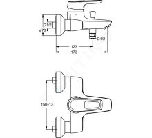 Ideal Standard CeraMix Blue Vanová baterie (1) (1)