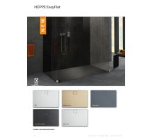 Hüppe EasyFlat sprchová vanička 4-úhelník (2)