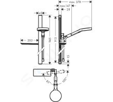 Hansgrohe Rainfinity Sada sprchové hlavice 130 (1)