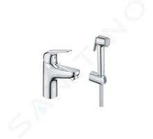 Grohe Euroeco Umyvadlová baterie s bidetovou sprškou, chrom Grohe Euroeco Umyvadlová baterie s bidetovou sprškou, chrom
