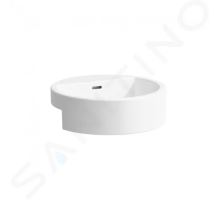 Laufen Living Umyvadlo zápustné 46x46 cm, bez otvoru pro baterii, bílá Laufen Living Umyvadlo zápustné 46x46 cm, bez otvoru pro baterii, bílá