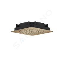 Axor Citterio C Hlavová sprcha 27x27 cm, EcoSmart, kartáčovaný bronz