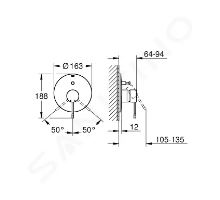 Grohe Essence Vanová baterie pod omítku (1)