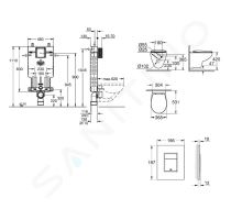 Grohe Uniset Set předstěnové instalace (1)