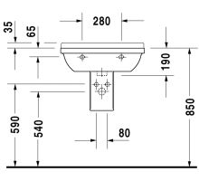 Duravit Starck 3 umyvadlo bílá (13)